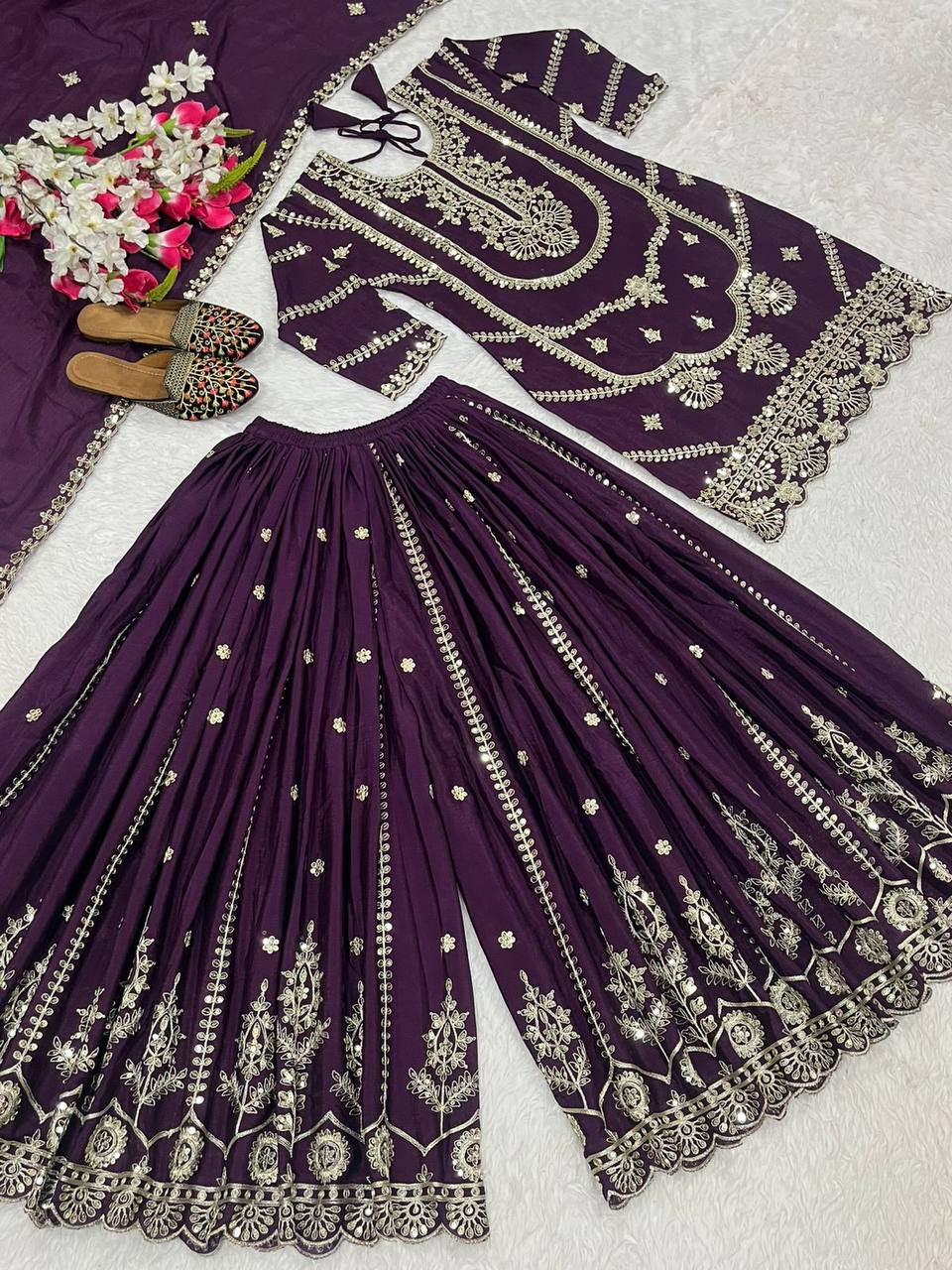 The Rani Pink Ceremonial Heritage Gharara